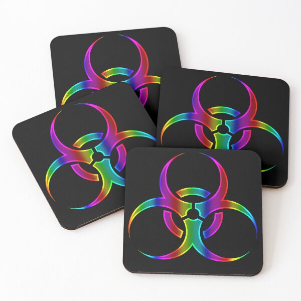 Item preview, Rainbow Biohazard designed and sold by Phosphorylescnt.