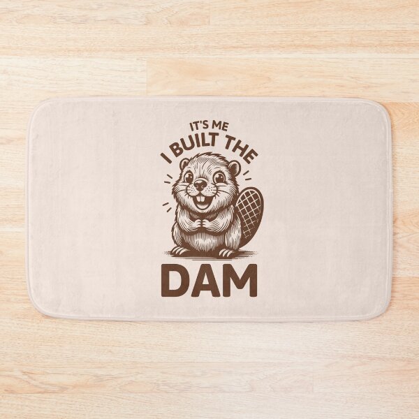 Item preview, It's Me, I Built The Dam Funny Playful Beaver designed and sold by KLArtzStore.