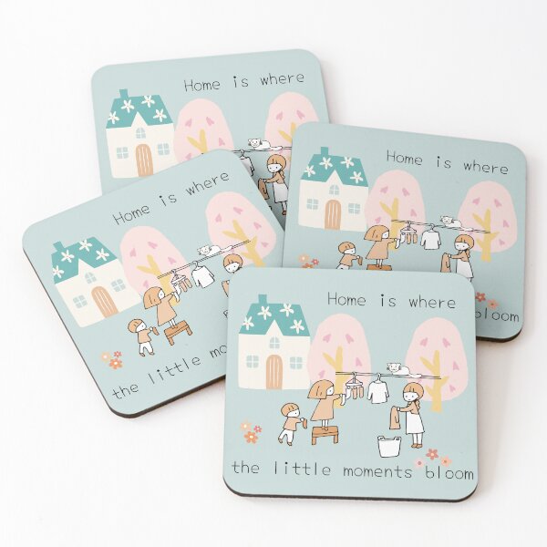 Item preview, Home Is Where the Little Moments Bloom – Wholesome Family Life Design designed and sold by TheBeeKindSpace.