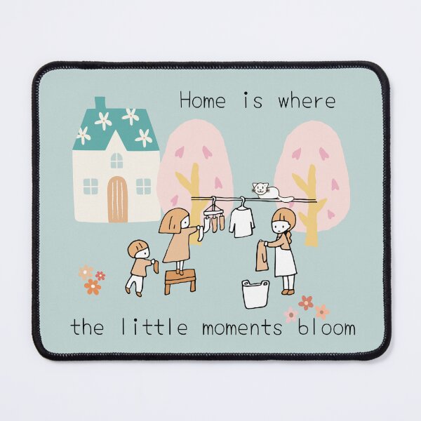 Item preview, Home Is Where the Little Moments Bloom – Wholesome Family Life Design designed and sold by TheBeeKindSpace.