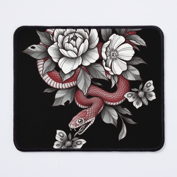 Item preview, Snake Tattoo Dark Academia Goblincore Witchcraft Occult Whimsigoth designed and sold by Veymoth.