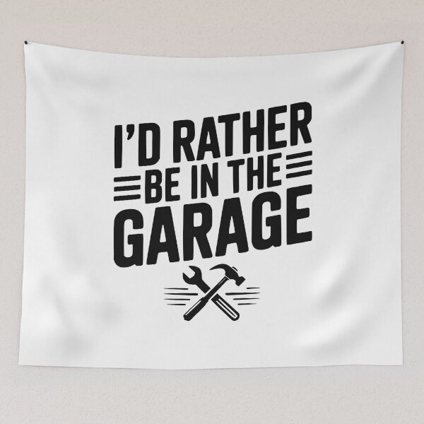 Item preview, I’d Rather Be in the Garage designed and sold by Frank Ring.