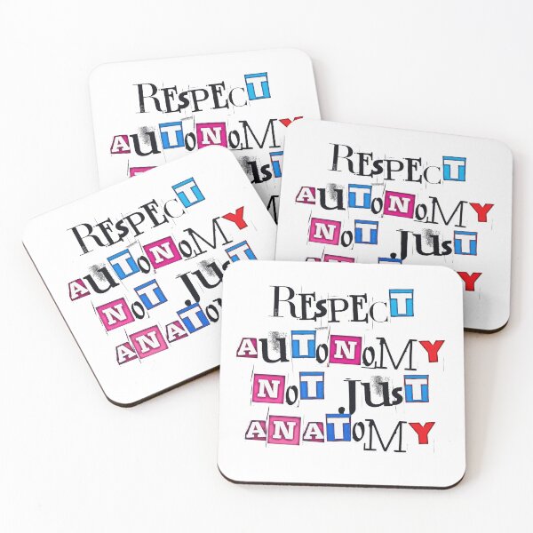 Item preview, Trans Lives Matter! Respect Automy Not Just Anatomy designed and sold by LGBTcuteGifts.