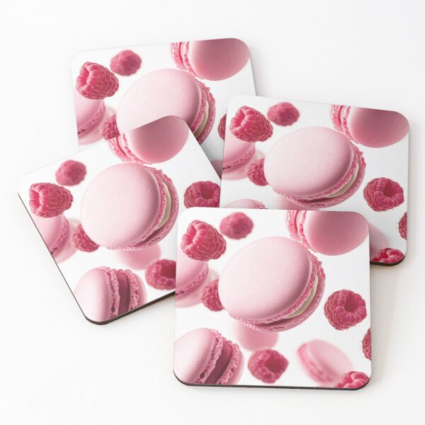 Item preview, Raspberries and pink macarons  designed and sold by anytka.