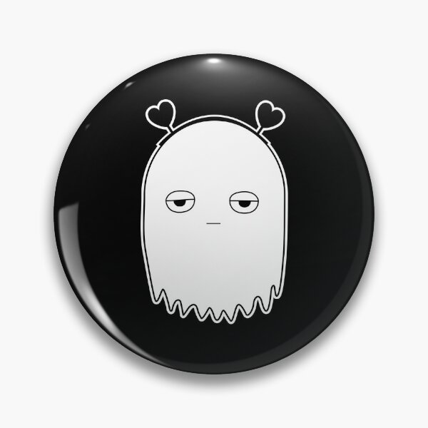 Item preview, Bored Ghost With Hearts Accessory - Halloween Illustration designed and sold by Crealice.