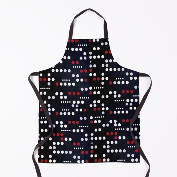 Item preview, Dot Matrix Black White Red Vintage Print Digital Pattern designed and sold by Licorice Moon.