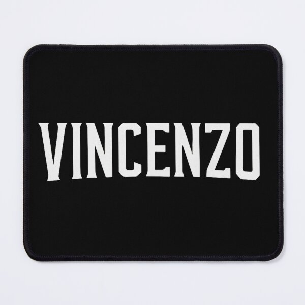 Item preview, VINCENZO Classic Mafia Typography – White Text on Black designed and sold by loccotown168.