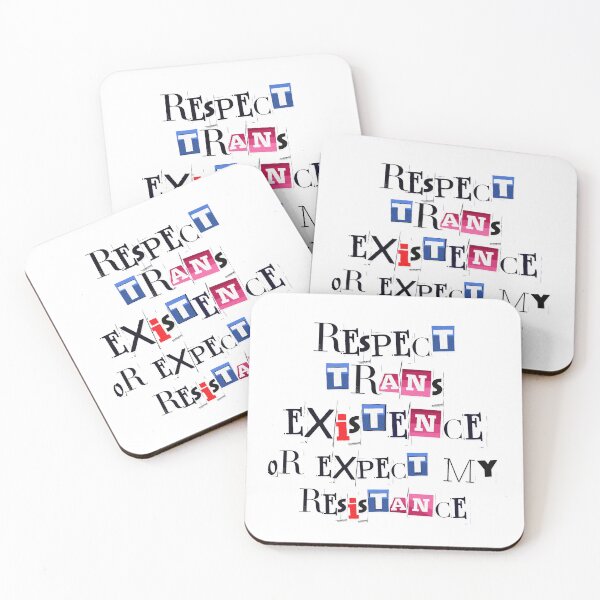 Item preview, Trans Lives Matter! Respect Trans Existence designed and sold by LGBTcuteGifts.