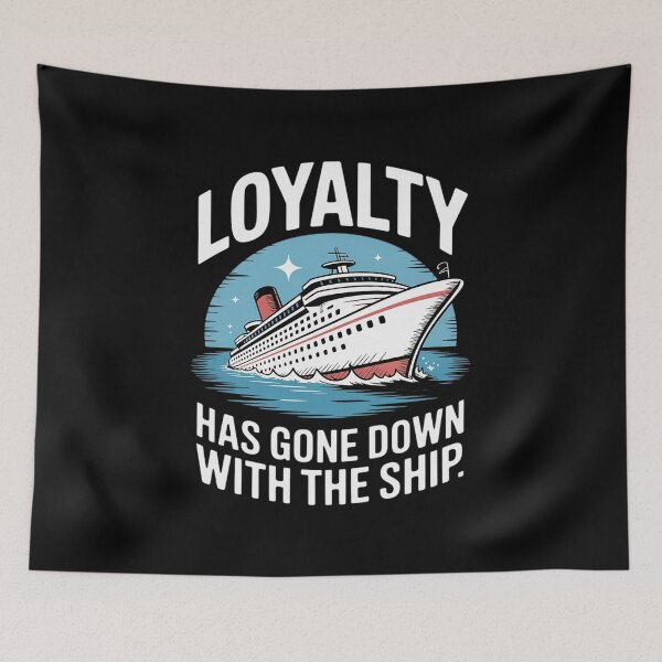 Item preview, Loyalty Has Gone Down With The Ship Spending Disrespect designed and sold by JulienAureo.
