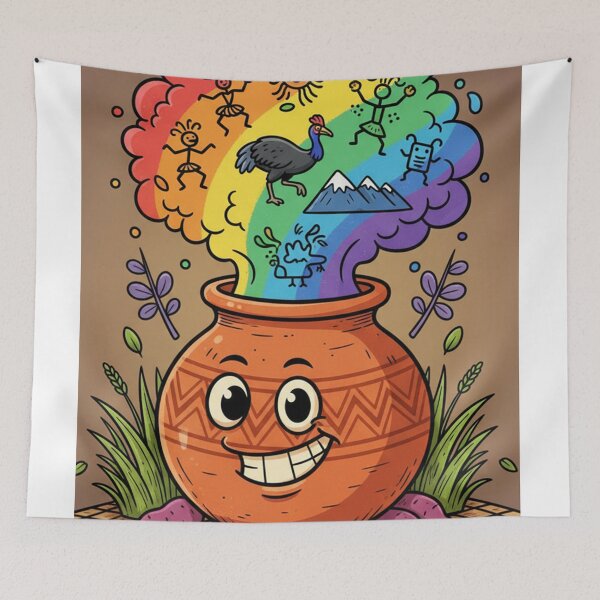 Item preview, Clay Pot Storyteller – Vessel of Dreams and Heritage designed and sold by DiiStyle.