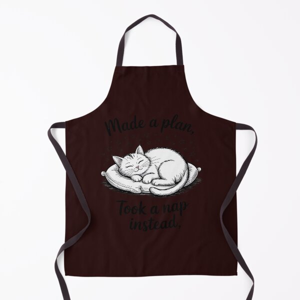 Item preview, Made a Plan Took a Nap Instead Funny Cat designed and sold by JulienAureo.