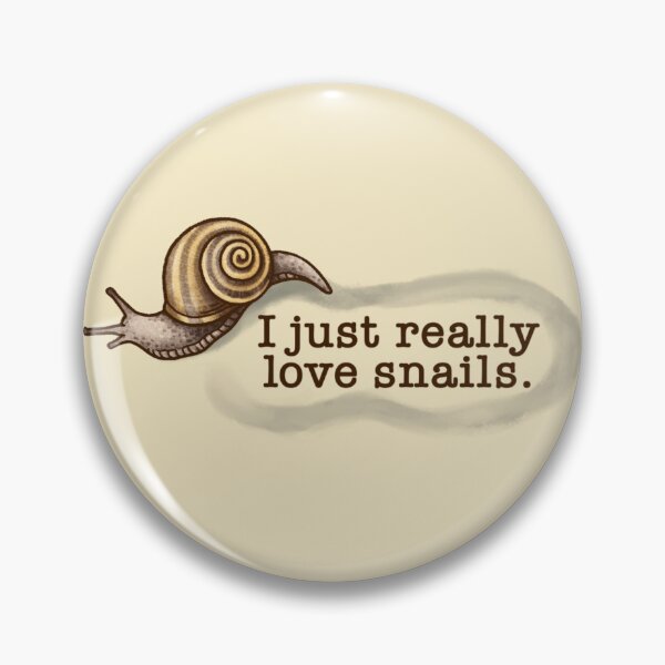Item preview, I LOVE SNAILS Cute Snail Goblincore Cottagecore Fairygrunge designed and sold by Veymoth.
