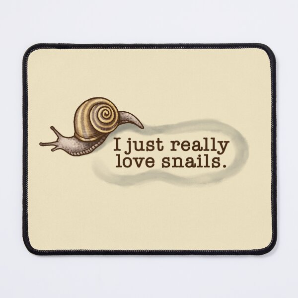 Item preview, I LOVE SNAILS Cute Snail Goblincore Cottagecore Fairygrunge designed and sold by Veymoth.