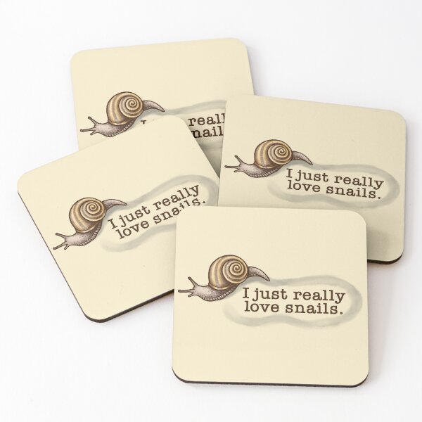 Item preview, I LOVE SNAILS Cute Snail Goblincore Cottagecore Fairygrunge designed and sold by Veymoth.