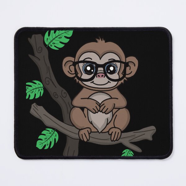 Item preview, Monkey in glasses designed and sold by ChasityPro.