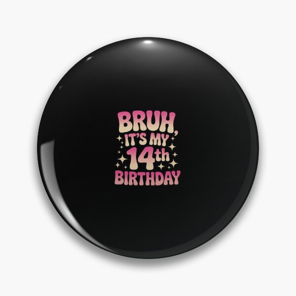 Item preview, Bruh It's My 14th Birthday 14 Year Old 14yr Cute Groovy  designed and sold by Belkisallen.