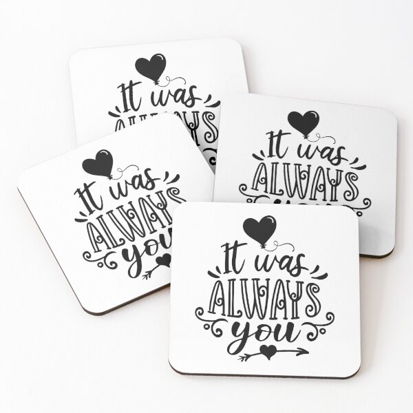 Item preview, It Was Always You – Romantic Hand Lettered Love Quote Design designed and sold by DigitalGemArt.