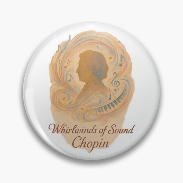 Item preview, Whirlwinds of Sound Chopin Romantic Music Art designed and sold by Tender Flower Clothing.