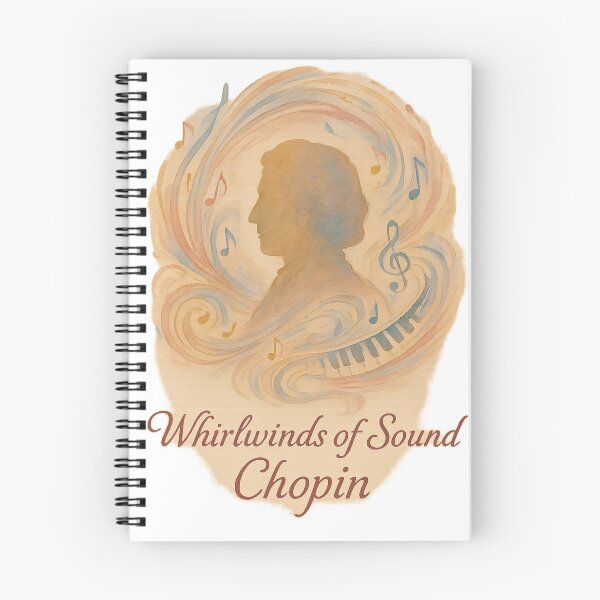 Item preview, Whirlwinds of Sound Chopin Romantic Music Art designed and sold by Tender Flower Clothing.