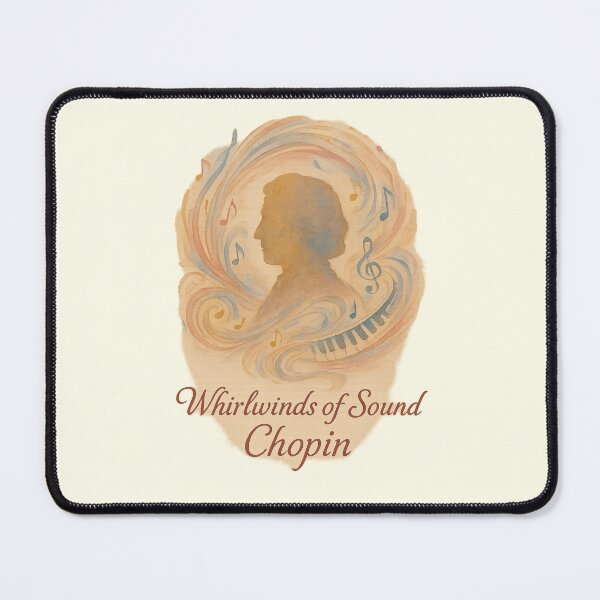 Item preview, Whirlwinds of Sound Chopin Romantic Music Art designed and sold by Tender Flower Clothing.