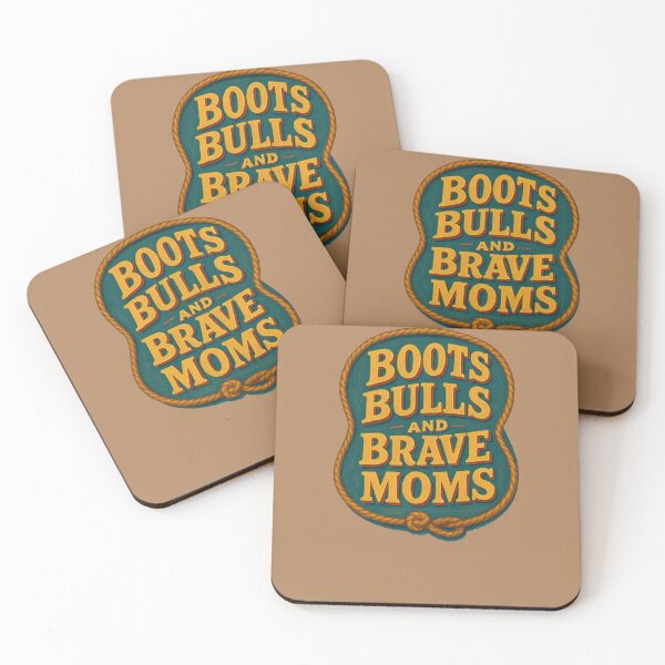 Item preview, Boots Bulls and Brave Moms designed and sold by FrictionMaxxing.