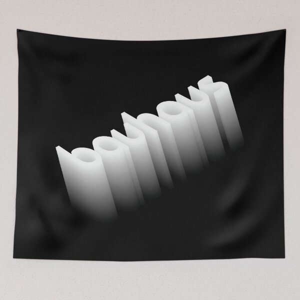 Item preview, Modern Bauhaus Typography – Extrude Lettering Art  designed and sold by simpledarkwavewisdom.