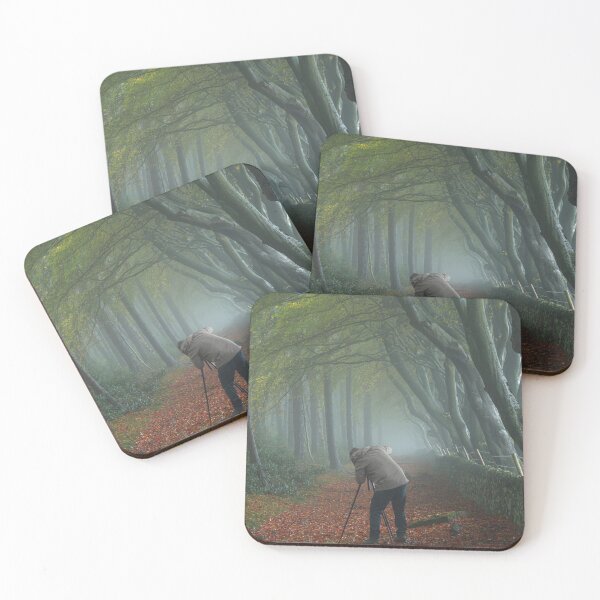 Item preview, A landscape photographer taking pictures at Upper Moor designed and sold by RobThorley.