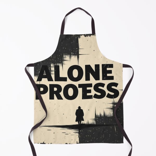 Item preview, Alone Process – Between shadows and digital disruption in monochrome solitude designed and sold by FotoworldEdel.