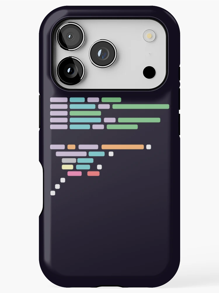 Thumbnail 1 of 4, iPhone Case, Code Syntax designed and sold by Delaney Hanson Art.