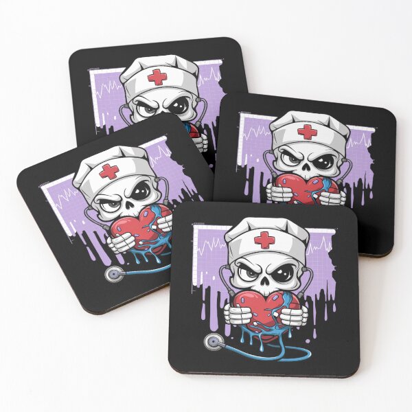 Item preview,  Doctor Skull with Pill Heart designed and sold by WeranovDesign.