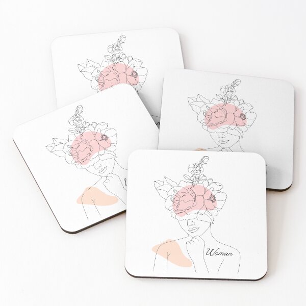 Item preview, Abstract Line Art Woman – Minimalist Female Silhouette Drawing designed and sold by choop-shop.