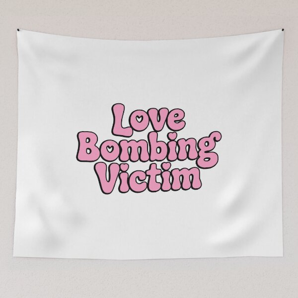 Item preview, Love Bombing Victim! Pink Girly designed and sold by PMCreative.