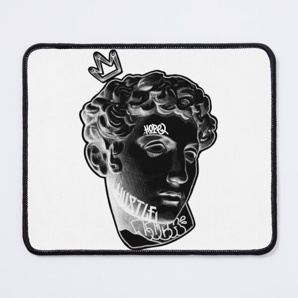 Item preview, Graffiti Greek statue in black designed and sold by etchtattz.
