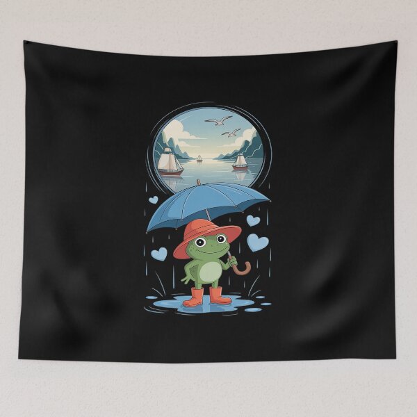 Item preview, Maritime Frog Sailing Ship Seagull Children designed and sold by JulienAureo.