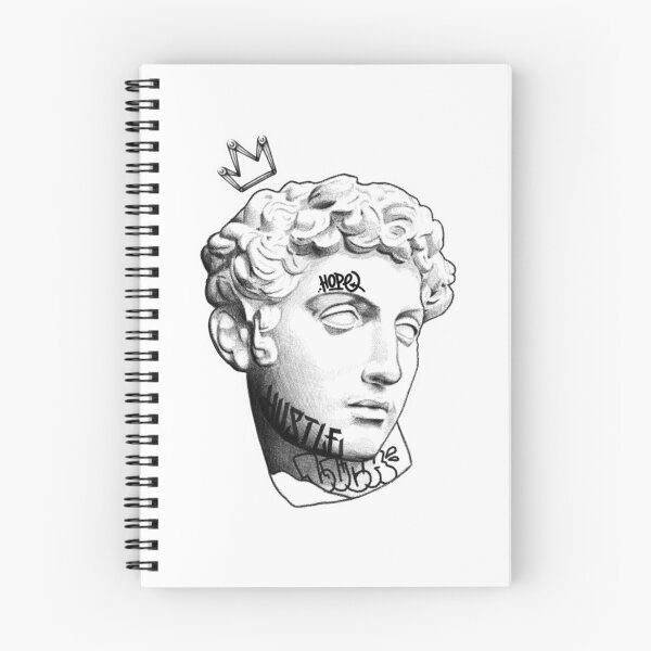 Item preview, Graffiti Greek statue in white designed and sold by etchtattz.