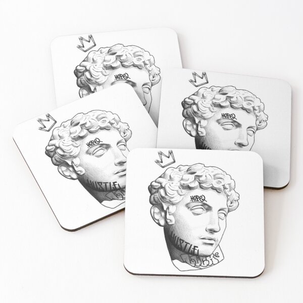 Item preview, Graffiti Greek statue in white designed and sold by etchtattz.