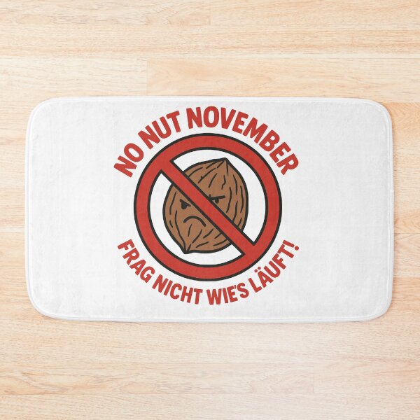 Item preview, no nut november humor designed and sold by Dave-Shirts.
