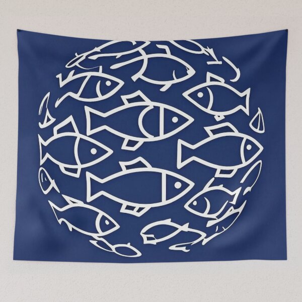 Item preview, Save the Ocean - Nordic Minimalist Artwork for Eco-Friendly Lifestyle designed and sold by gwmediaDK.