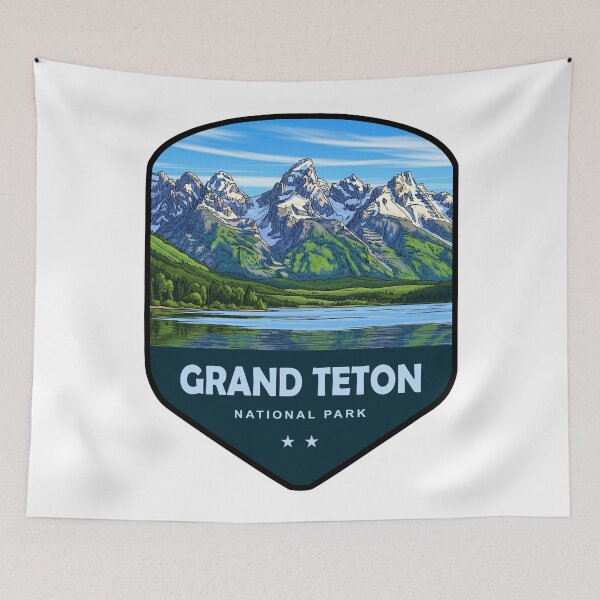Item preview, Grand Teton National Park Shield designed and sold by Esskay Designs.