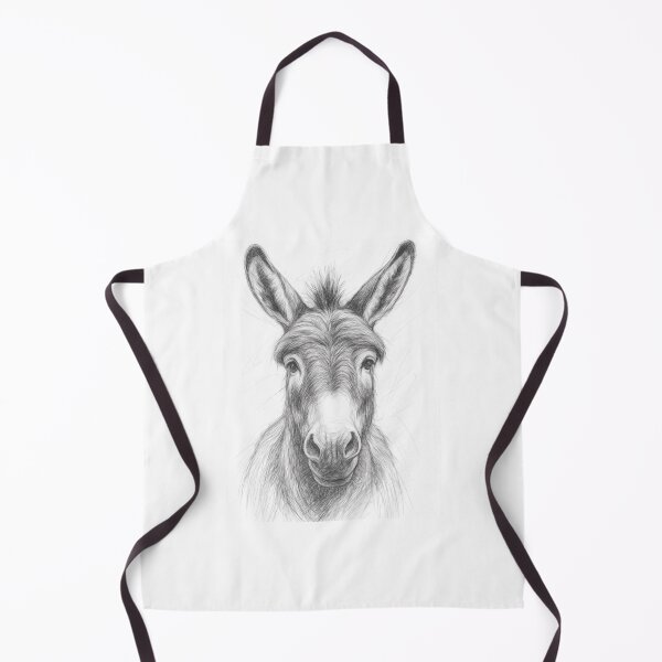 Item preview, Black & White Donkey Art designed and sold by Leon Woods Pencil Art.