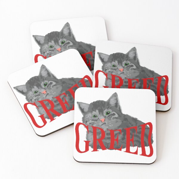 Item preview, Greedy Cat designed and sold by PissKind.