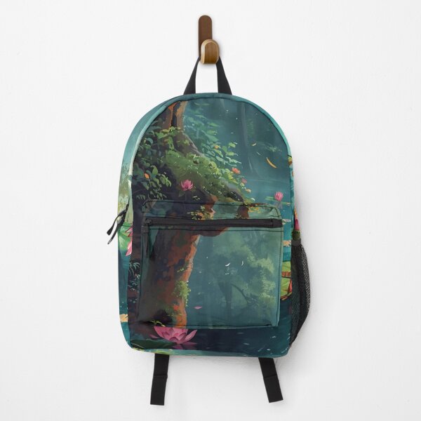 Item preview, Lotus in the lake in the forest designed and sold by Anisha  Vaz.