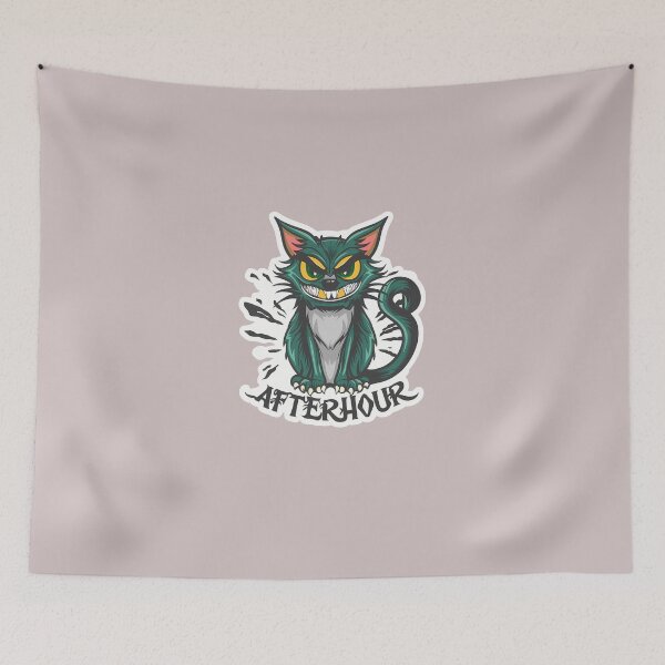 Item preview, Afterhour-T-Shirt-Fun-And-Edgy-Cat-Design-Ideal-For-Techno-Rave-Parties-Unique-Gift-For-Party-Animals designed and sold by InesKreiger46.