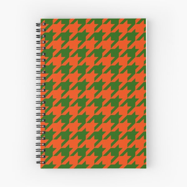 Item preview, Orange Green Houndstooth Check Pattern Design  designed and sold by PatternTitan.