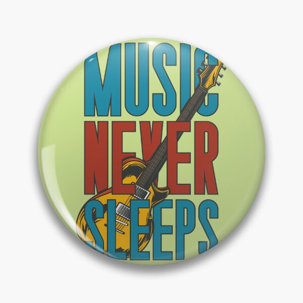 Item preview, Music-Never-Sleeps designed and sold by InesKreiger46.