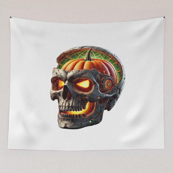 Item preview, Mechanical Pumpkin Skull designed and sold by CelticSoulShop.