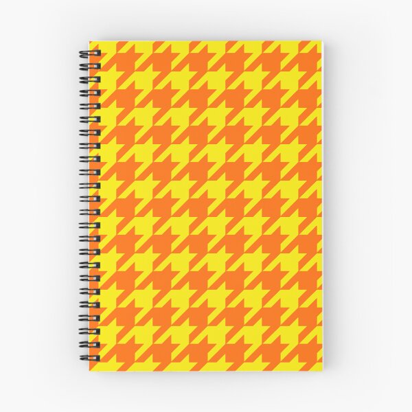 Item preview,  Orange Yellow Houndstooth Check Pattern Design  designed and sold by PatternTitan.