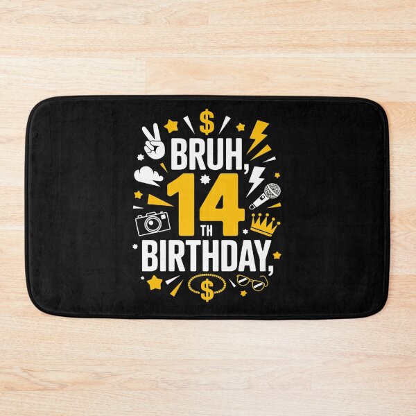 Item preview, Bruh It's My 14th Birthday 14 Year Old Bday Theme Hip Hop  designed and sold by THagBlue.