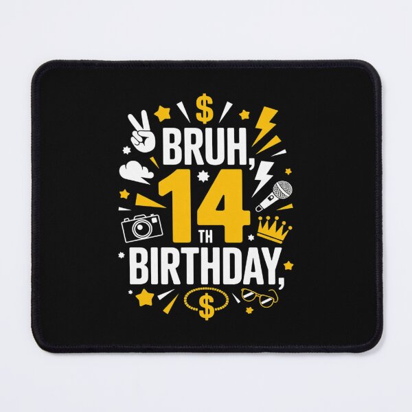 Item preview, Bruh It's My 14th Birthday 14 Year Old Bday Theme Hip Hop  designed and sold by THagBlue.