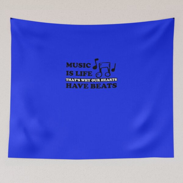 Item preview, Music-Is-Life-That'S-Why-Our-Hearts-Have-Beats designed and sold by StaceyOKeefe8.